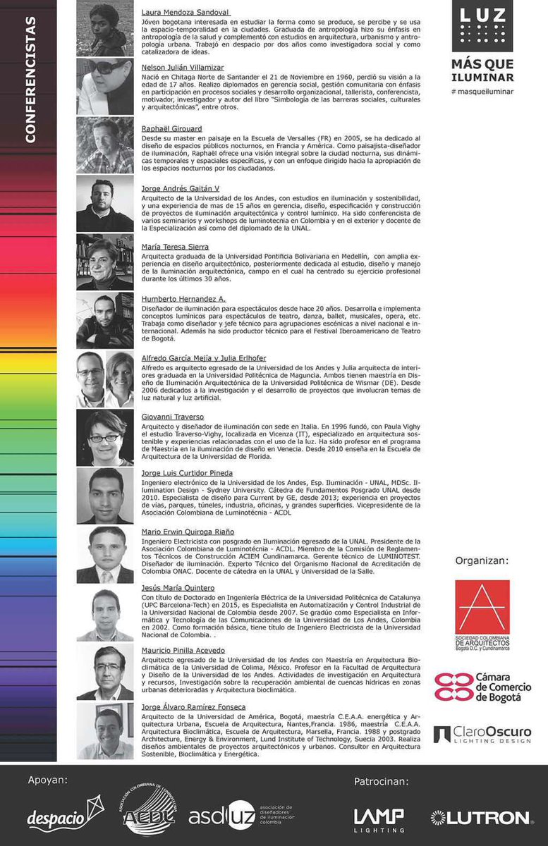 pluZtaller's tweet photo. Estaremos en el FORO: LUZ - MAS QUE ILUMINAR en #Bogota @ASDluz @presidencia_SCA Inscripciones abiertas. https://t.co/kmcS0nKUhM