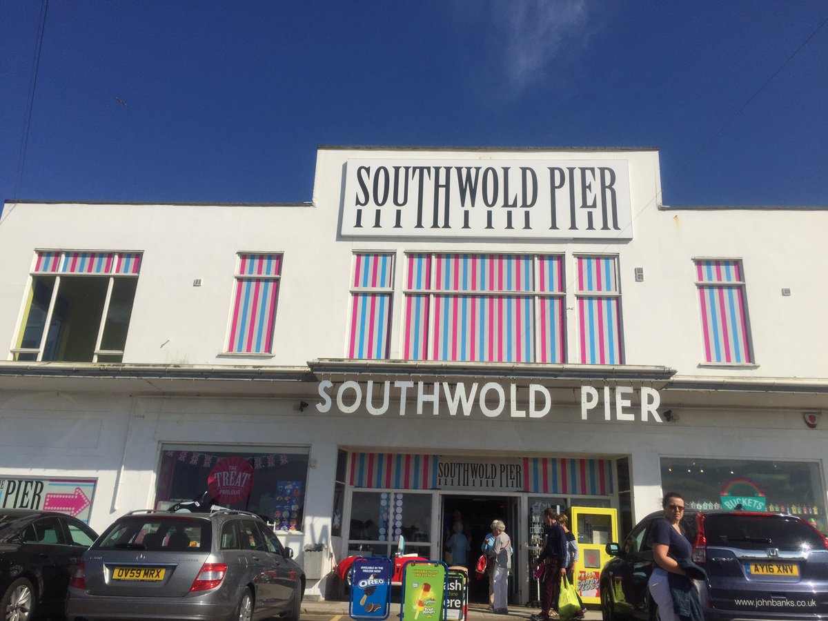 EastEnglandP2P's tweet photo. #southwoldpier is where we will be ending Day 1 of our #EEP2P charity cycle ride for @BBCCiN https://t.co/MJ63vpsbH5
