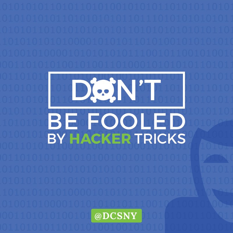 DCSNY's tweet photo. #SMB owners, be aware of these common scams used by hackers: https://t.co/eBx4W5I82H
#DCSNY #TechTips #CyberSecurity https://t.co/hINBV1vjq8