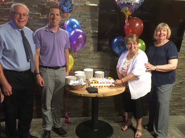 Gladys' retirement as she finishes her career on her 65th birthday. We will miss you! #PEI