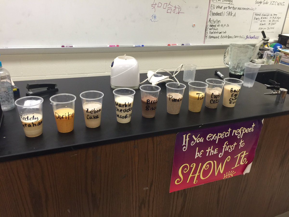 ECHSSTEMAcademy's tweet photo. ECHS STEM Bio students making a real world connection. Food nutrient lab. @ALLEN_ECHS @marthavmilam @dwhitesciguy https://t.co/5Dh4ccR1Rd