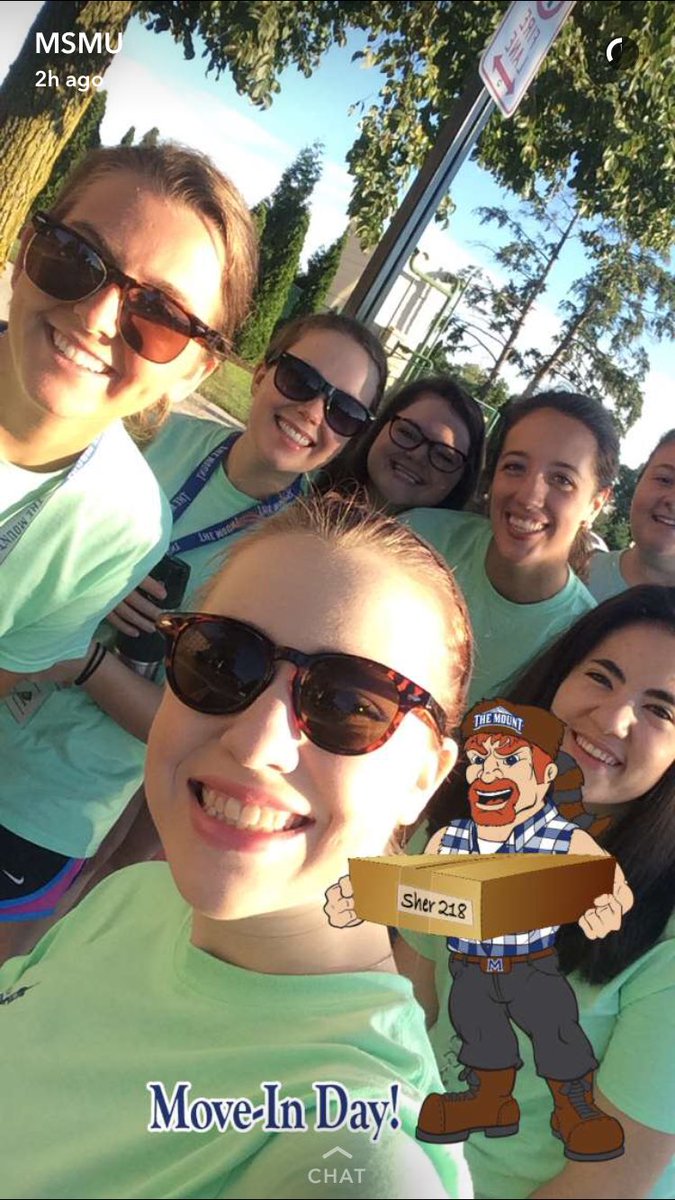 MSMU's tweet photo. Check out our #MountMoveIn #Snapchat geofilters, and follow us on Snapchat at msmuniversity! #HiEmmit https://t.co/9lZv1yvWgX