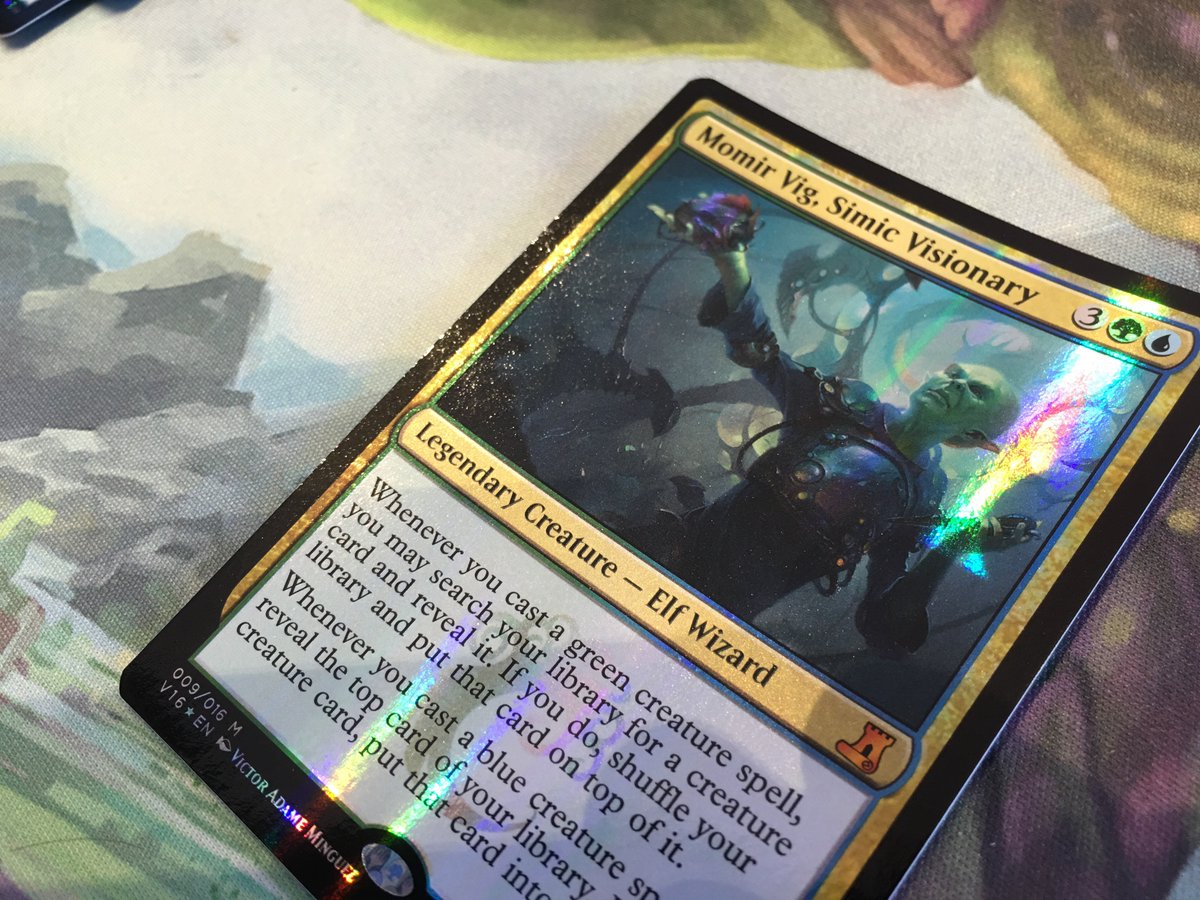 Quinnfamous's tweet photo. Momir with incredible new art by @victoradameart, who seems to be taking #mtg by storm. #FTVLore https://t.co/5tZnT8jFS3