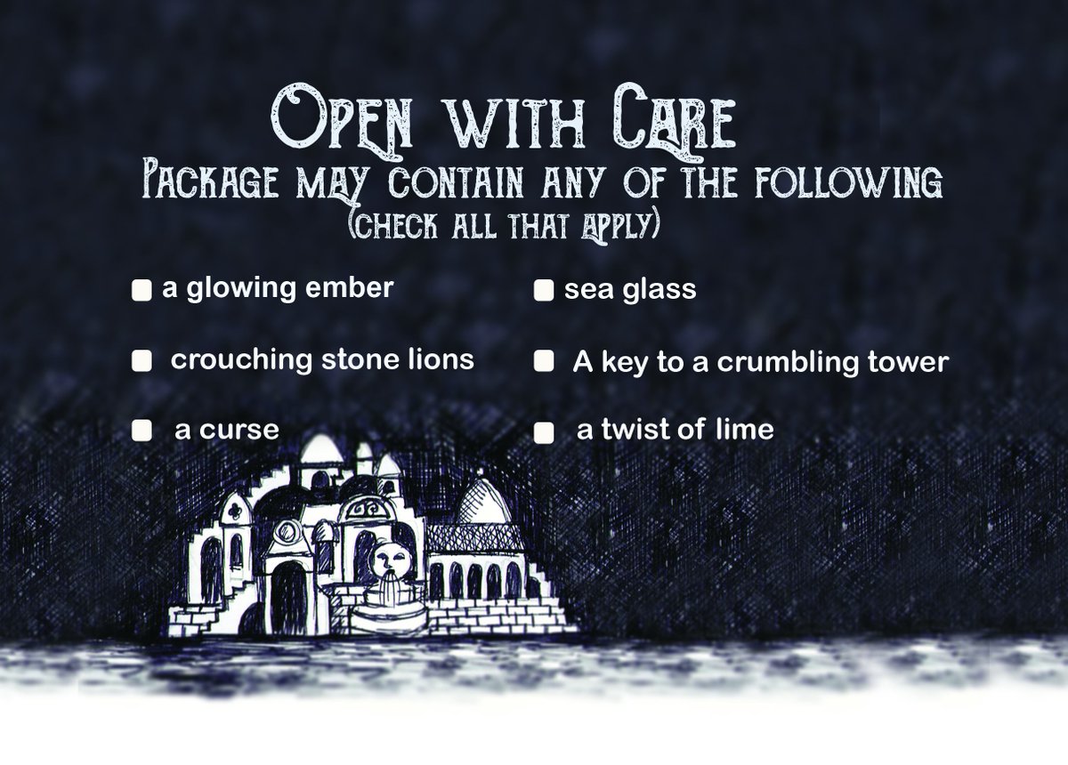 TiaMushka's tweet image. Today I&apos;m Making &quot;Open with Care&quot; stickers for latest project. #mysteriousobjects