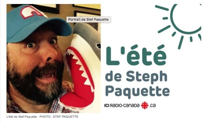 L'été de Stef Paquette ici.radio-canada.ca/regions/ontari…