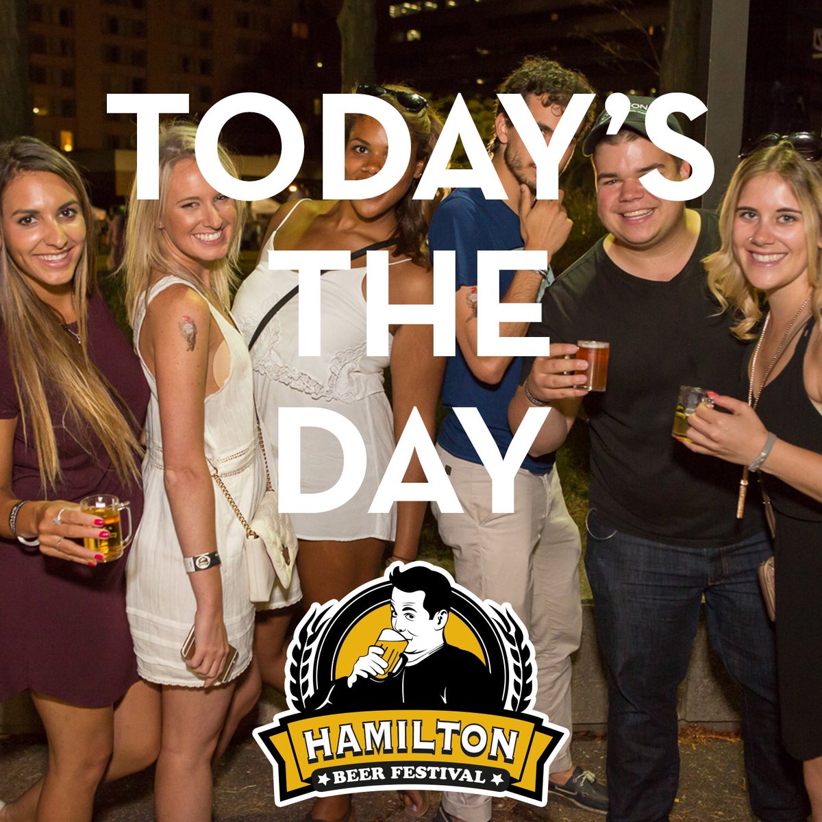 It's a hot day in Hamilton! Stop by #HammerBeer at Bayfront Park from 3-11 to cool down with a brew or two. #HamOnt