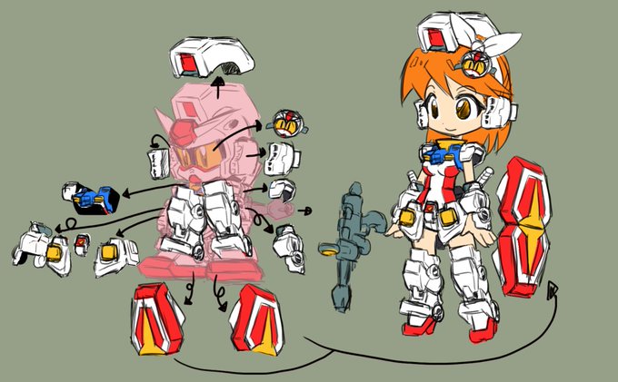 ガンダムちゃんのtwitterイラスト検索結果 古い順