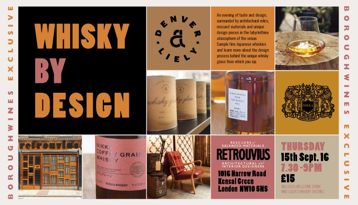 Excited to announce our tasting w/ <a href="/Retrouvius/">Retrouvius</a>, Nikka #Whisky &amp; <a href="/denverandliely/">denverandliely</a> #LDF bit.ly/2bo2faI