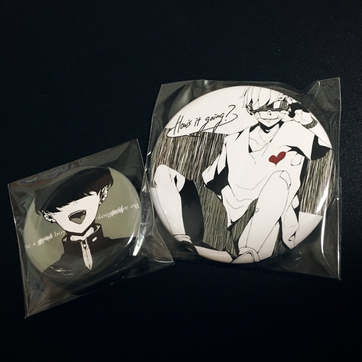 【COMITIA117おしながき】
黒髪/モノクロ/顔隠し男子等。
既存〜限定グッズまでご用意してお待ちしております。
よろしくお願い致します(' `*)
#COMITIA117 #コミティア117