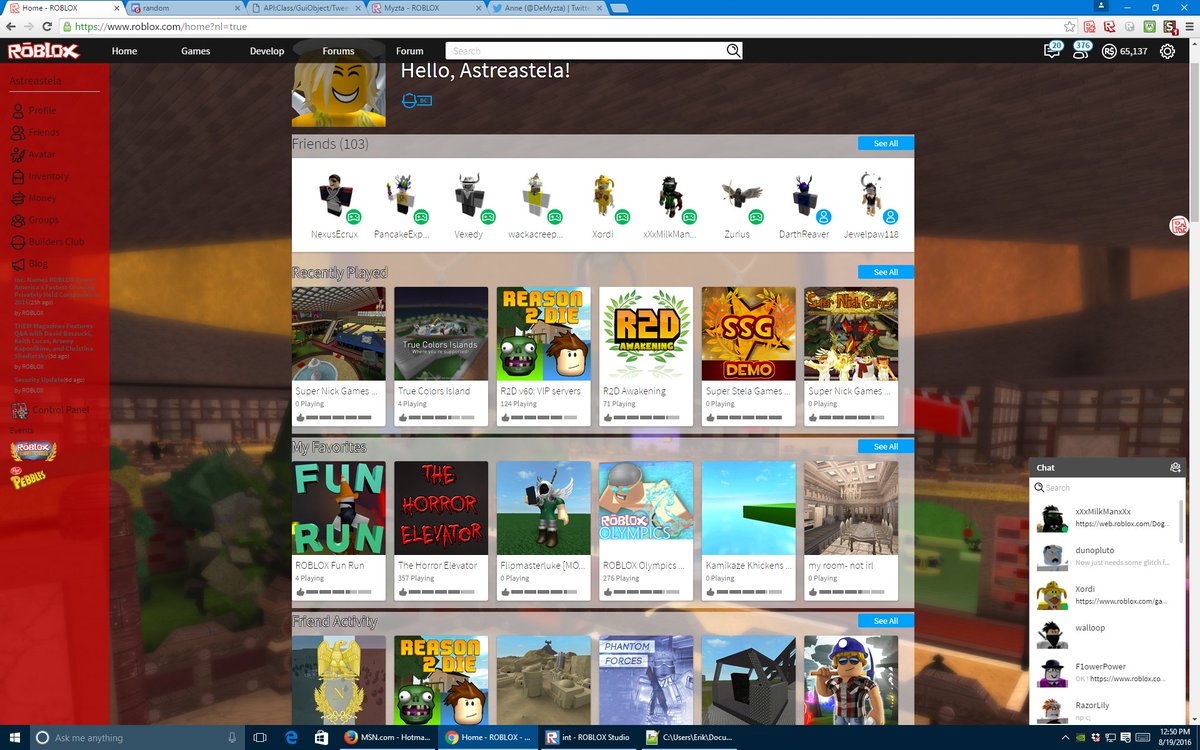 Nickastela's tweet image. What's it like being friends with roblox players >_<
#roblox #robloxplayers