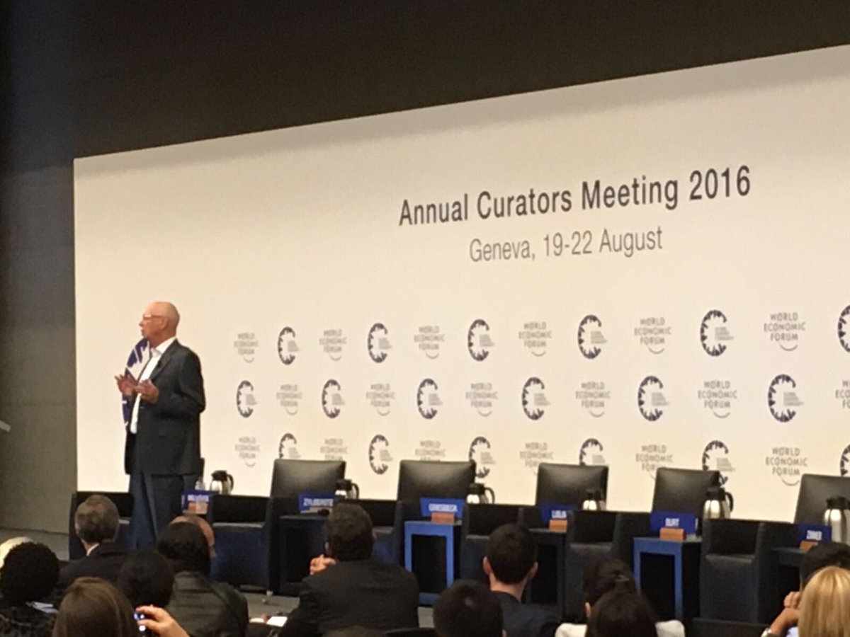 "You know what was the best idea I had in my life? Creating the <a href="/GlobalShapers/">Global Shapers</a>!" Prof Klaus Schwab #ShapersACM