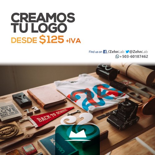 ZehnLab's tweet photo. 👉El logo que siempre quisiste para tu negocio: 🚀
-Profesional 👍
-de calidad 👌
-y único
*Desde $125+IVA https://t.co/WXnAa2cP6K