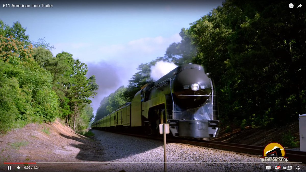 VAHumanities's tweet photo. First public screening of "611:American Icon" 8/24 Roanoke. Watch the trailer: https://t.co/N6mzdN09xR @VMTRoanoke https://t.co/Pt9hmU5bGr