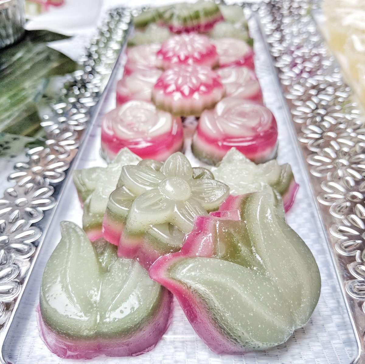 Thai Coconut Layered Cake from Patchmon's Thai Desserts in Toronto, Ontario
