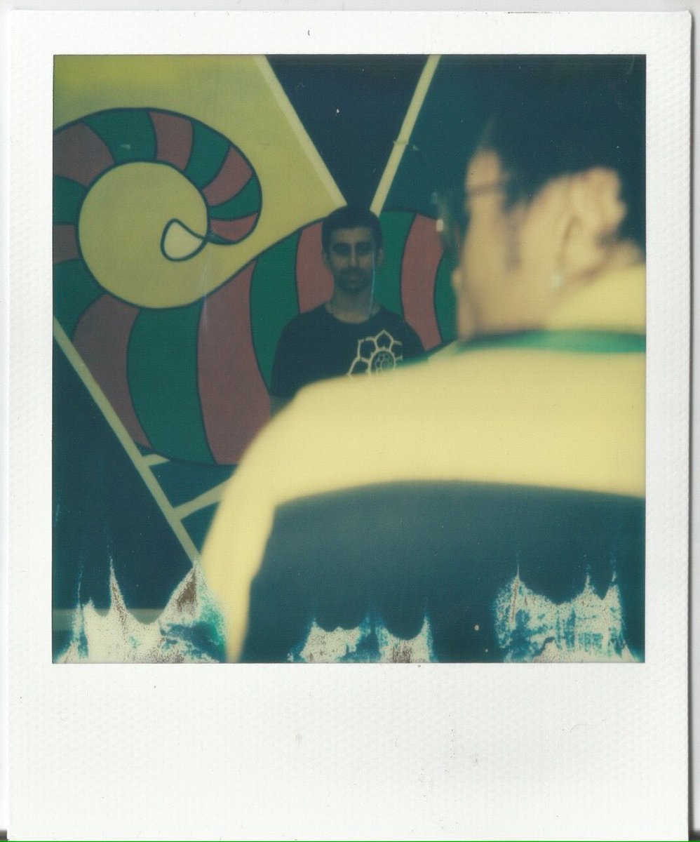 LotusFilms's tweet image. Our #SoundEngineer Vishaal 'Dubzie' Chauhan being shot by Khristopher Morgan. 

#Polaroid by our CD. #WorldPhotoDay!