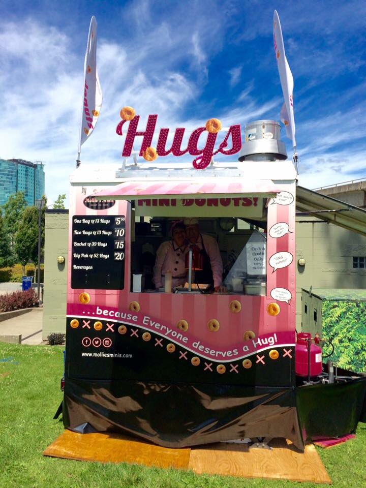 hugsdonuts's tweet photo. Get your #Hugs at #Canadaslargest #ColumbiaStrEAT Foodtruck #festival 96 of us! #YUM #gettruckedup @DowntownNewWest https://t.co/EHqgSfdtRi