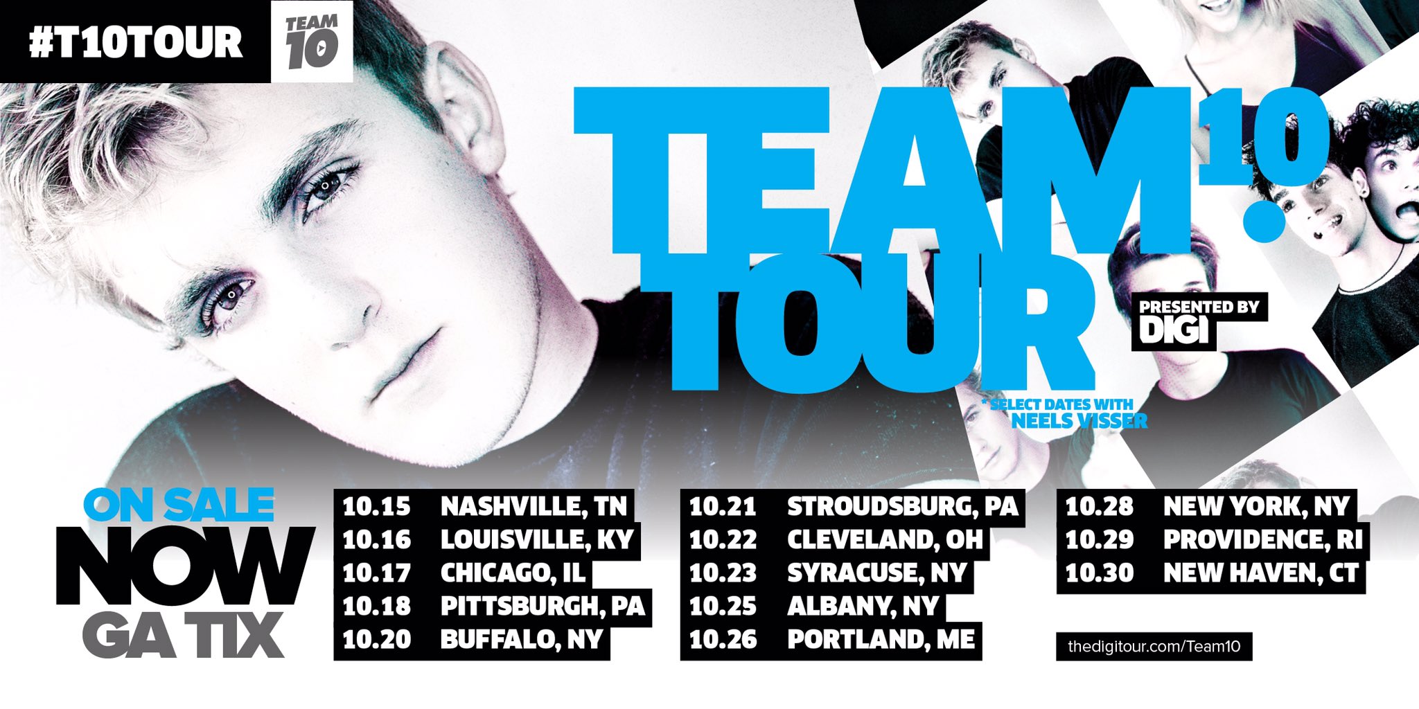 Jake Paul on Twitter "Team 10 tour TICKETS ARE ON SALE 🔥 LINK IN BIO🔥