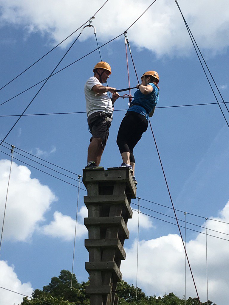 RhondaChoja's tweet photo. Teamwork 101 with @yourYMCAWO at @spencerlodge. @LibroCU staff are committed. #boldexplorers https://t.co/s9GgaxQKoz