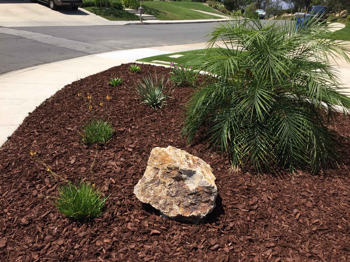 CASportScapes's tweet photo. Drought tested. Drought approved! This SoCal home now requires 1/2 the water due to native plants &amp; synthetic grass. https://t.co/kUdv3rOrdT