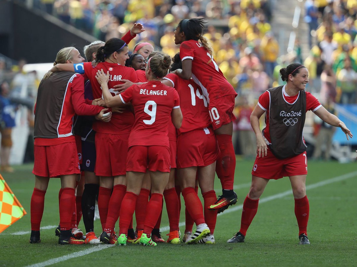 JeffPlush's tweet photo. Congrats to #CAN on winning the bronze medal at #Rio2016 and also to #BRA on a valiant performance. #Olympics https://t.co/j9NjDjUAag