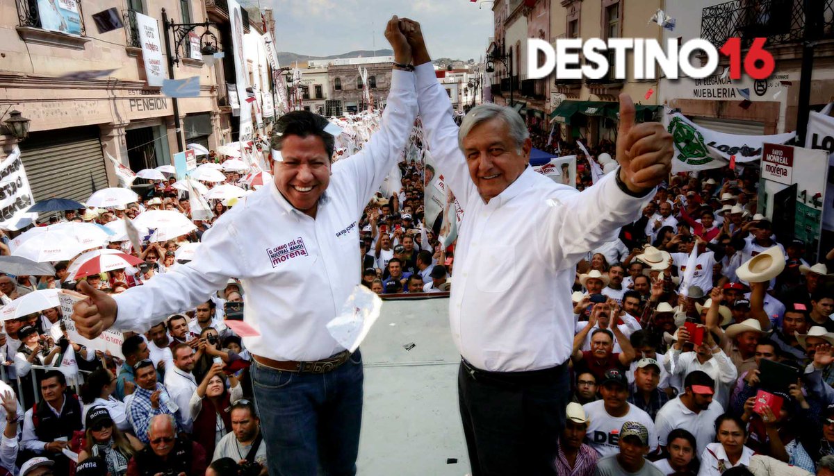 DavidMonrealA's tweet photo. "Cuando se defiende una causa justa, mientras más nos golpean más dignos nos sentimos”.
https://t.co/4xIXriDYpx https://t.co/mDu0Yb3ewQ