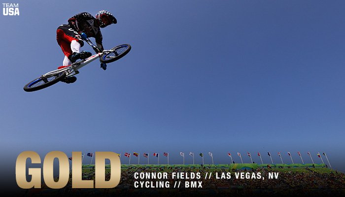 .@CFields wins the GOLD! 🏅🏅🏅🏅🏅🏅

What a RACE! 🚴