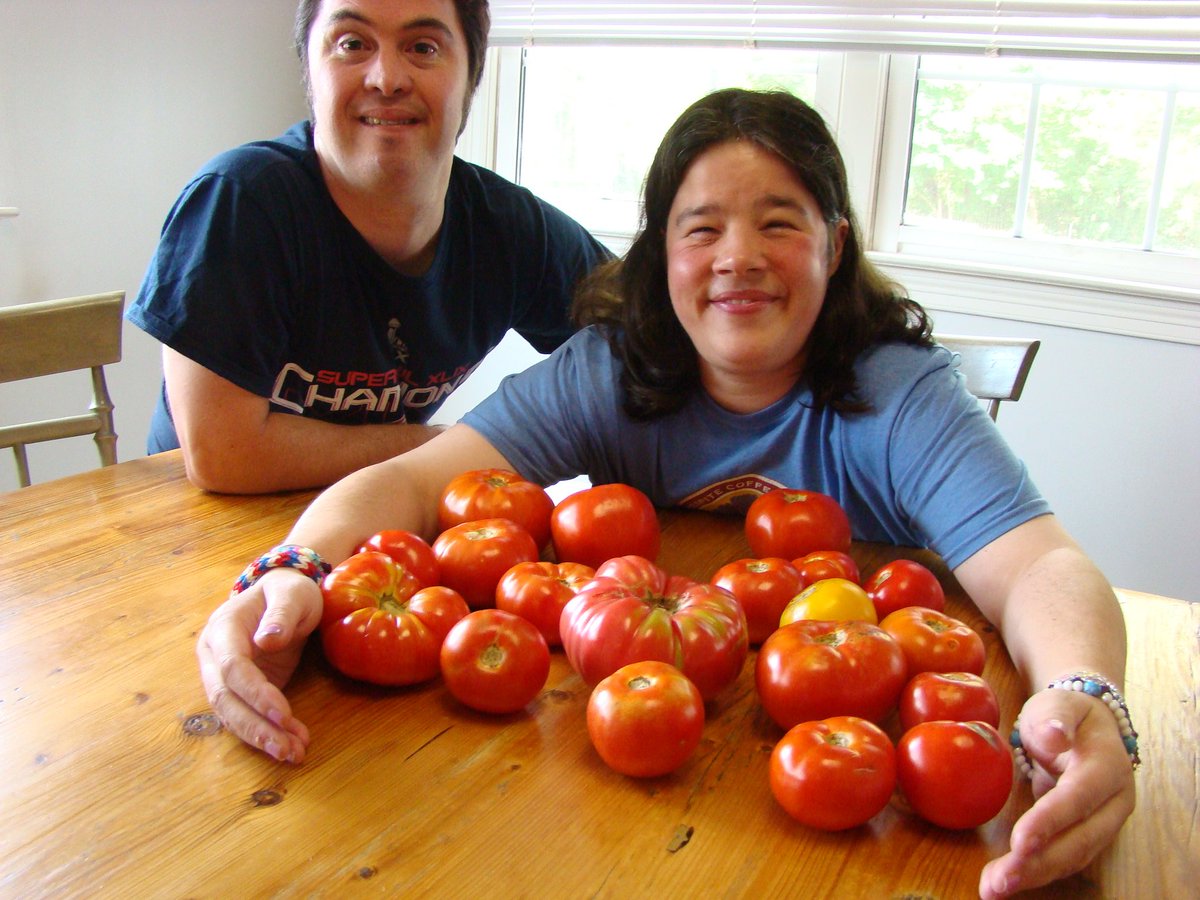 MCLRespite's tweet image. Photo of the Week - Our hard work payed off.  Harvest time!!!