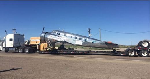 kkqtopeka's tweet photo. Only 1 Left> 1935 Lockheed Electra plane traveling thru KS to arrive at new home in Atchison https://t.co/lcdpJqRxh1 https://t.co/TBEwcIk1PQ
