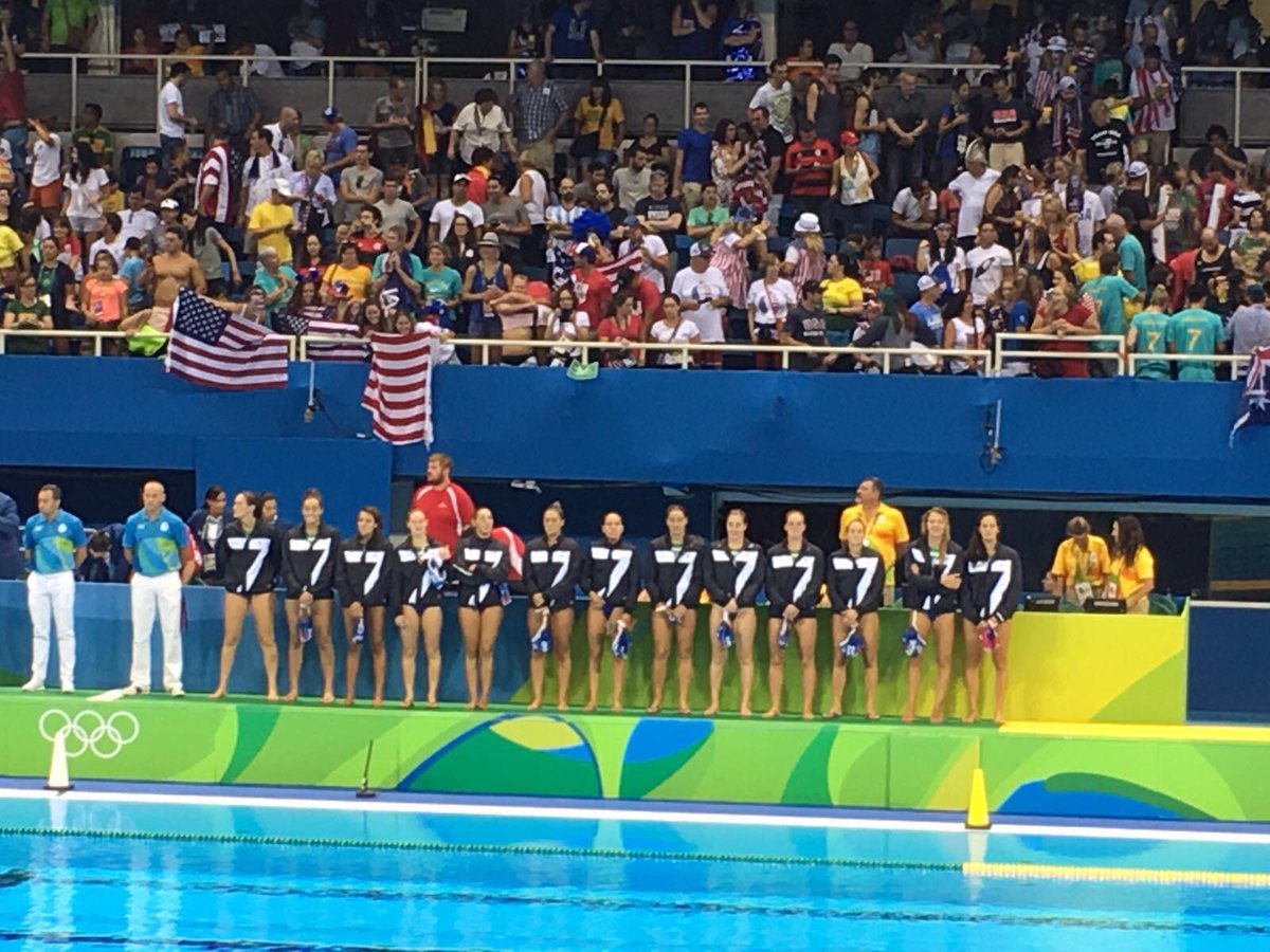 FINOfficial_'s tweet photo. #Rio2016 TUTTI PER VOI STASERA!! 
Forza #7ROSA 💪🏻💪🏻
#ITA vs #USA 
#waterpolo #olympics #italiateam https://t.co/E8W3PL9B7w