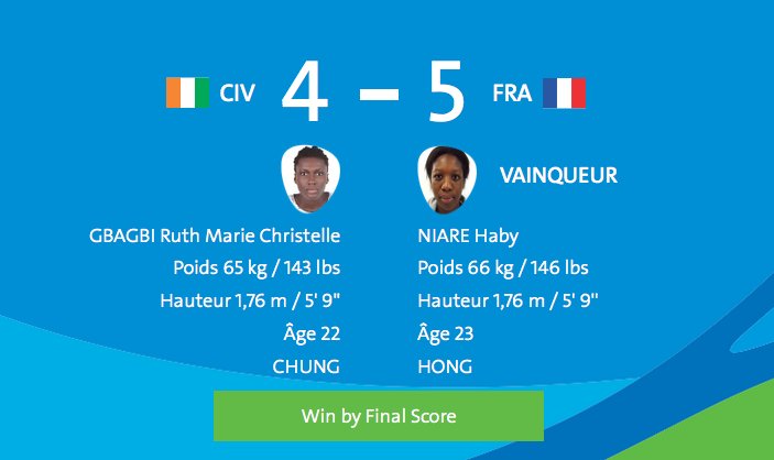 L'aventure continue! Rdv à 22h pour la demi finale contre Nur. Tatar