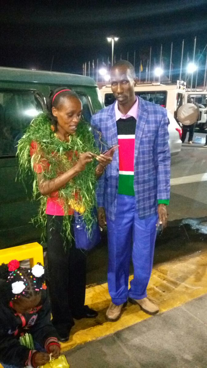 Karibu nyumbani na hongera tena kwa kutuwakilisha vyema. #ShangiliaKenya #Rio2016 #Gold #KEN