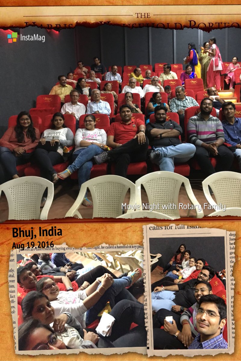RtrMidtownBhuj's tweet photo. Rac midtown movie night with Rotary family #MohenjoDaro https://t.co/MwpsAG3r5Z