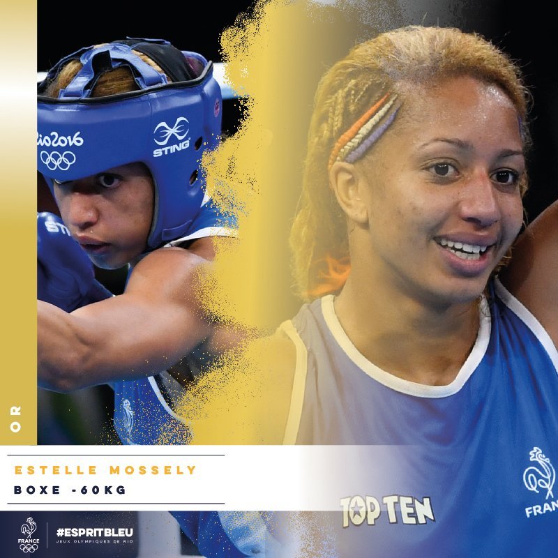 Bravo <a href="/EstelleMossely/">Estelle Mossely</a> pour cette magnifique médaille tu le mérites !! 
#boxe #Rio2016 #espritbleu