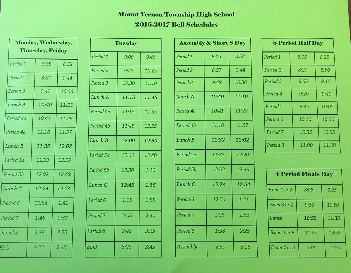 MVTHS's tweet photo. MVTHS will be on a Short-8 schedule the first week of school, August 29th-September 2nd. See new bell schedule here: https://t.co/vt8QwE2rv6