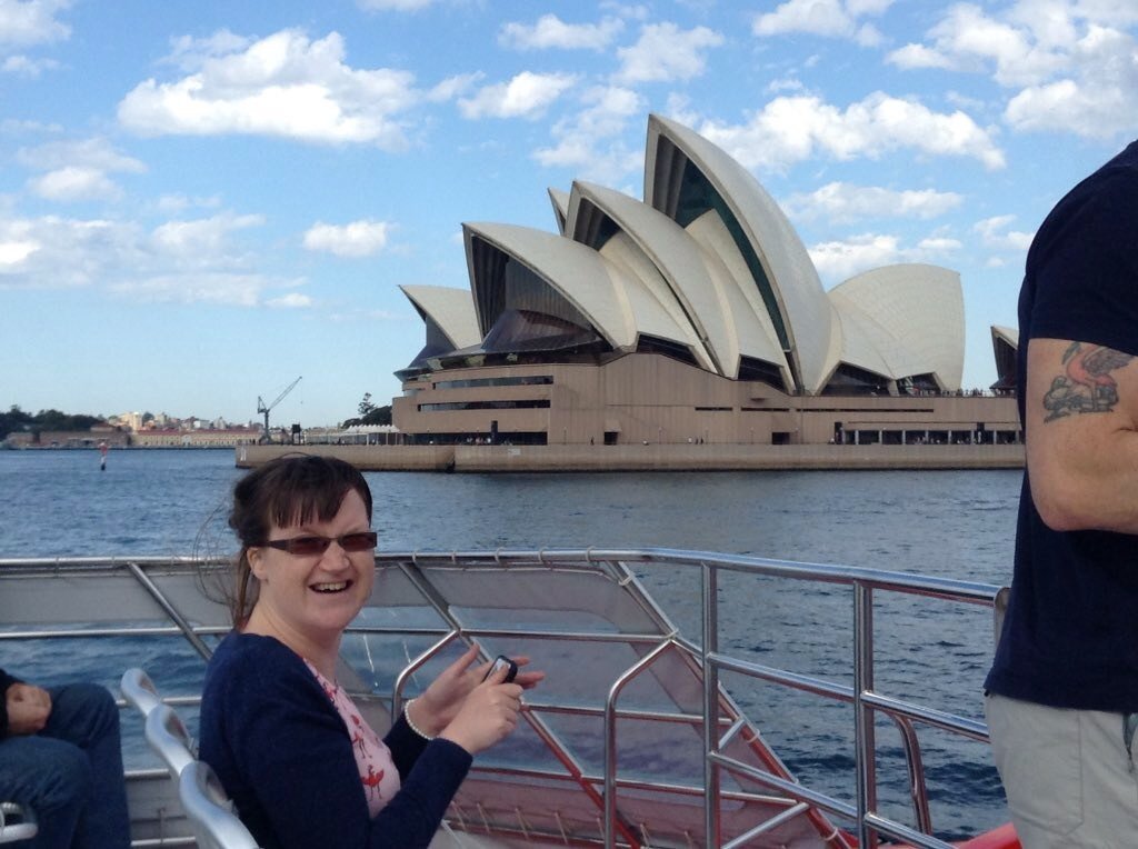 QAsResearch's tweet photo. #iassidd16 done and Shayna &amp; @antgreen2011 enjoying the sights of Sydney #safehome @MencapCymru @waynecrocker2 https://t.co/A7DUAFA5wh