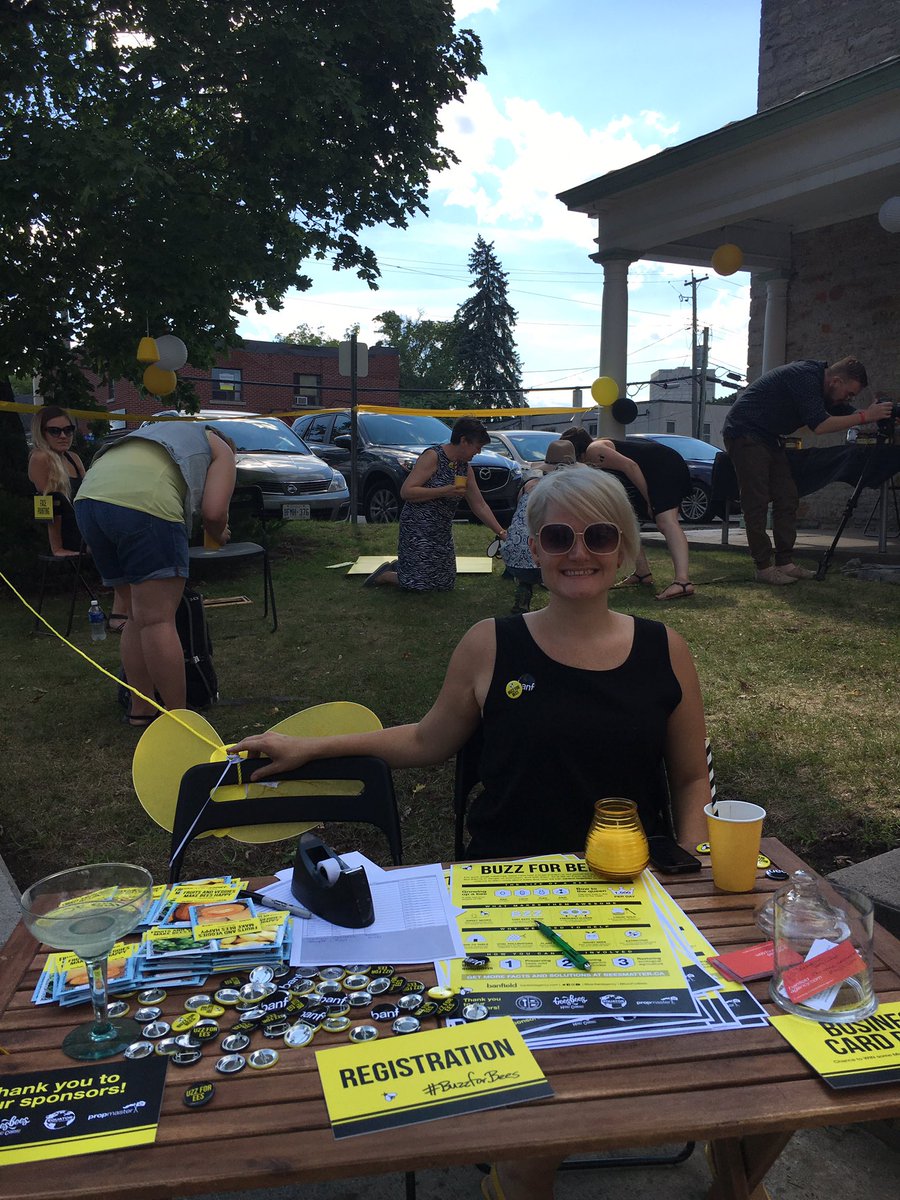 BanfieldAgency's tweet photo. #BuzzforBees is in full swarm! Join us! #Ottawa https://t.co/a0Weynz32A