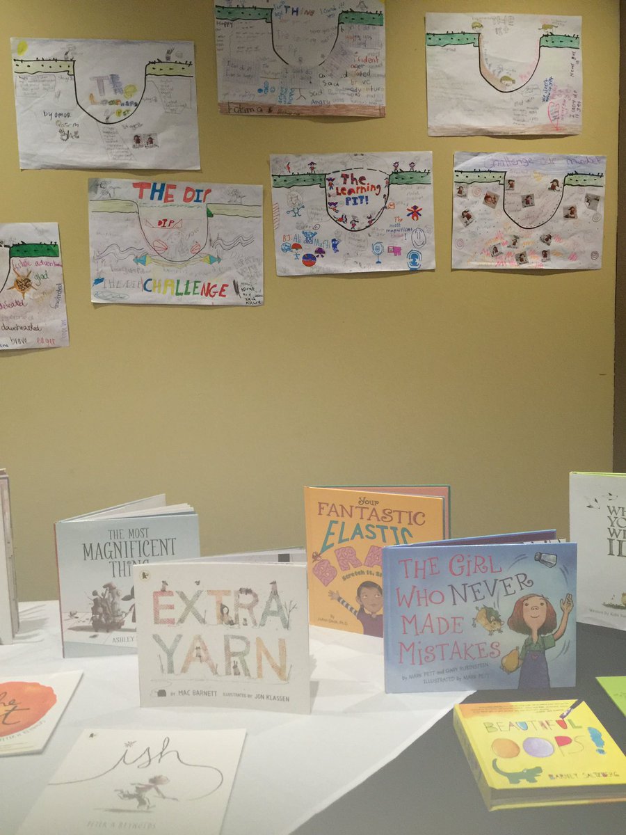 'Growth mindset-the learning pit.' So excited to be working and learning from awesome colleagues. Thanks Stage 2!