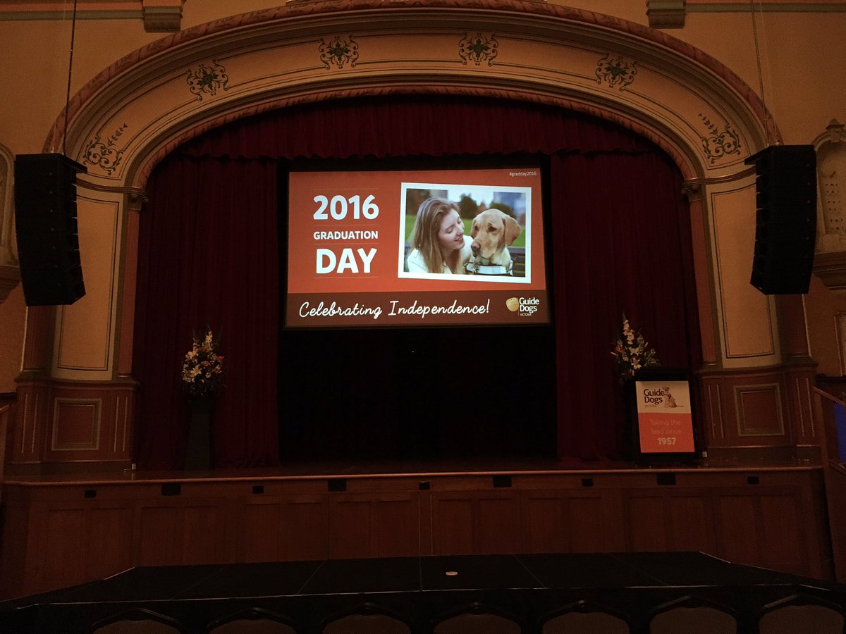 GuideDogsAUS's tweet photo. So excited to celebrate the graduates of 2016! #gradday2016 https://t.co/LVkAh81IO1