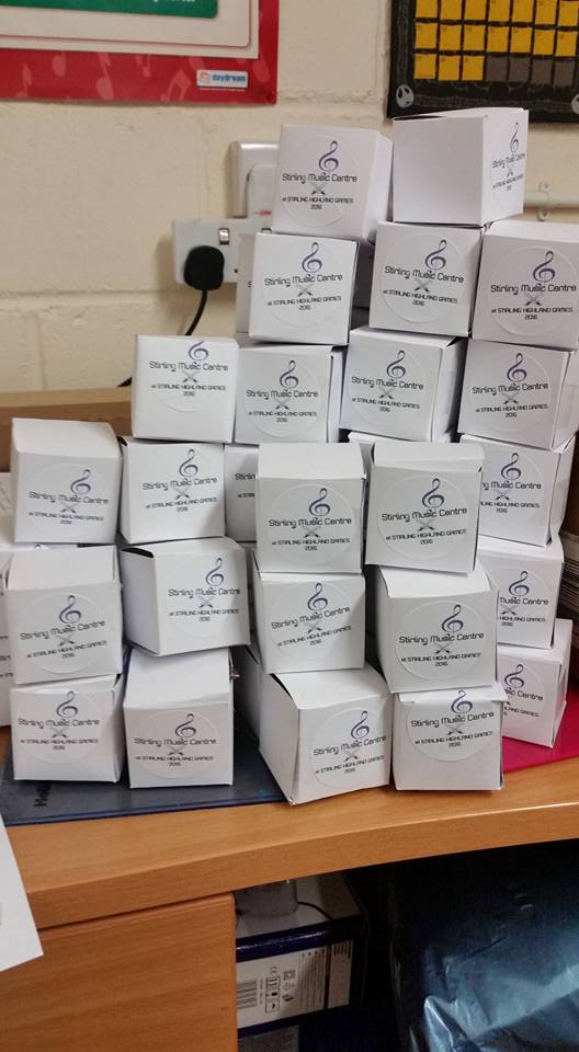 StirlingMusicC's tweet photo. goodies for tomorrows @StirlingGames - come visit us in the trade area! #stirling #stirlinghighlandgames #music https://t.co/fpiti4PVAc