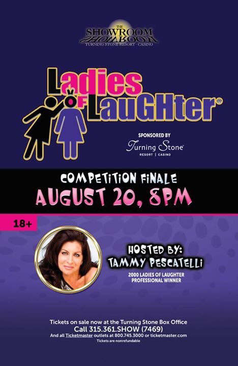 StageTimeMag's tweet image. 16 funny ladies 2 rock the house @LadiesOLaughter Finale, Sat 8/20 @TurningStone #comedy Host @TammyPescatelli