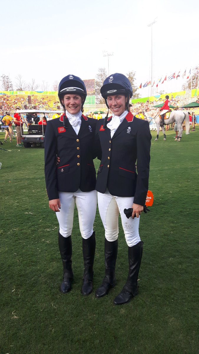 DominicMahony's tweet photo. Thanks Sarah at @FlyingChanges1. These two looking good and @KateFrench3 won the @Rio2016_en #modernpentathlon ride https://t.co/pUjF8YnEsw