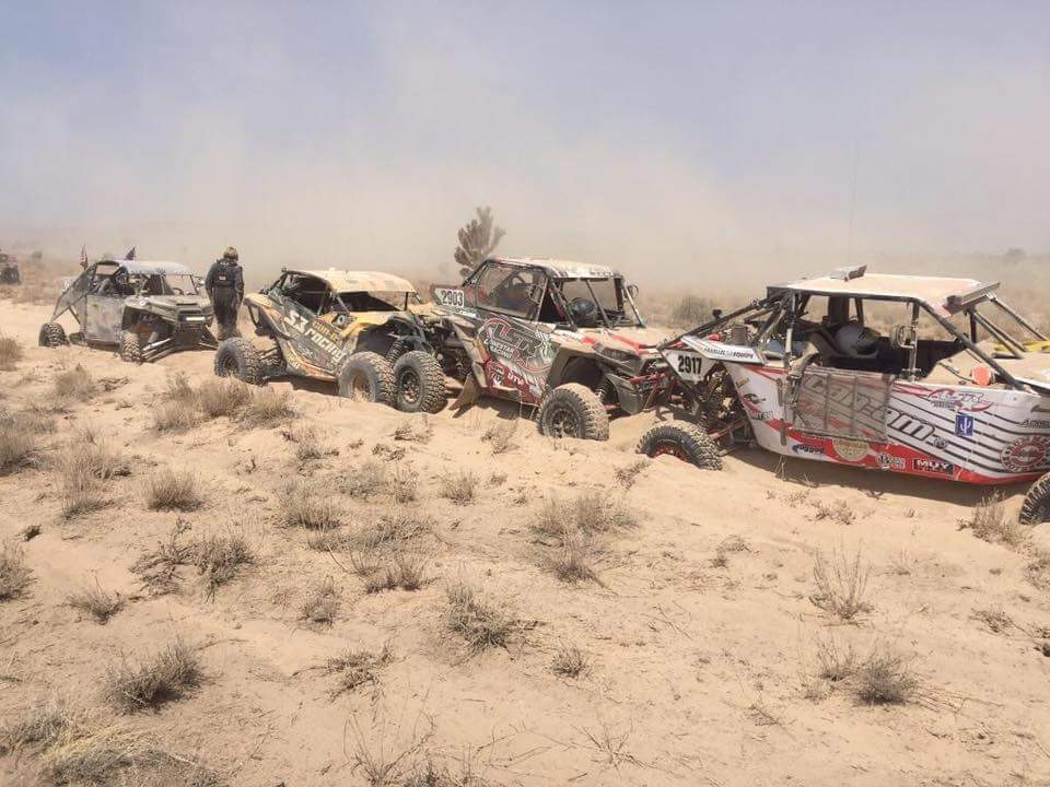 utvpros's tweet image. Some nasty silt out there today at BITD Vegas to Reno race.  One of 2 new Can-Am Maverick X3 involved.