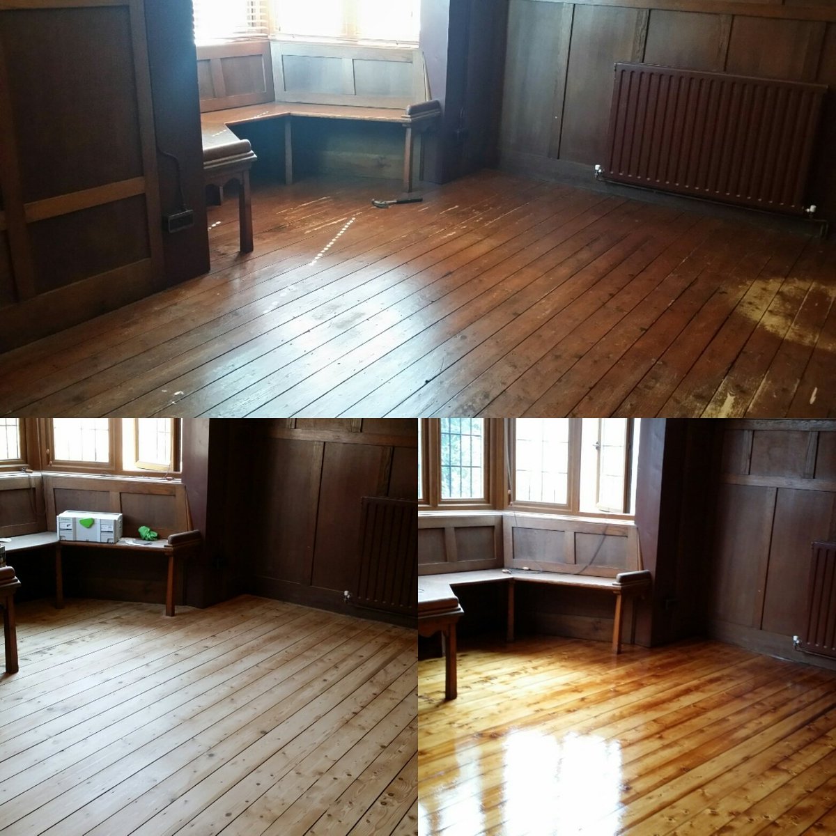 absolutesanding's tweet photo. https://t.co/YL2TVUo2MS
We #floorsanding #pinefloorboards with a Canadian Cedar and finished with a #osmo oil https://t.co/BBZcRNWzop