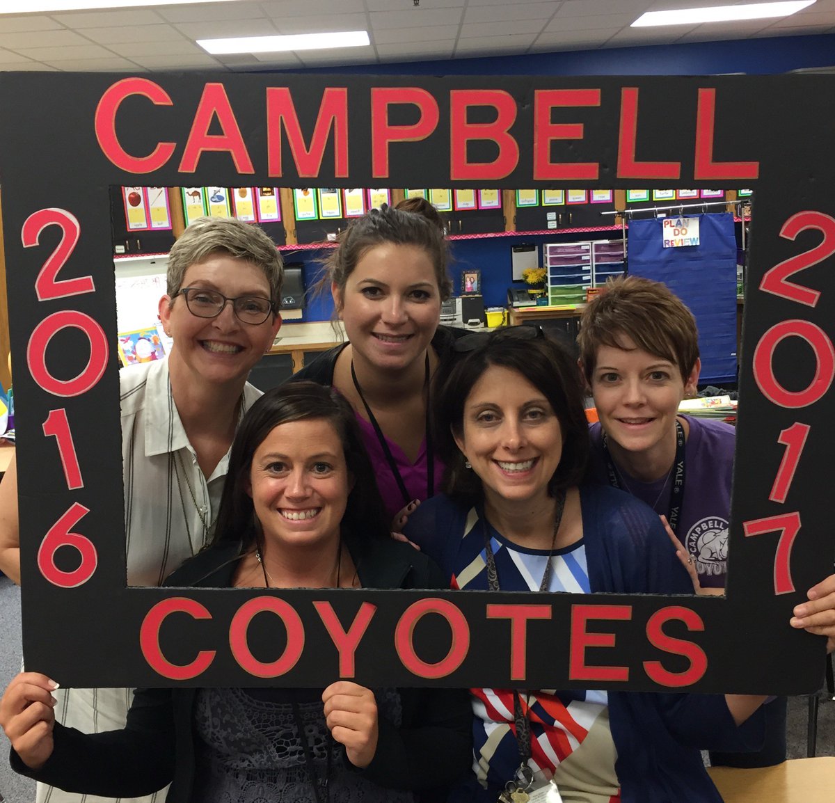 CampbellSchool's tweet photo. Awesome First Week of school! So proud of our kids! Keeps us smiling each day! https://t.co/dWNKPQsfGV