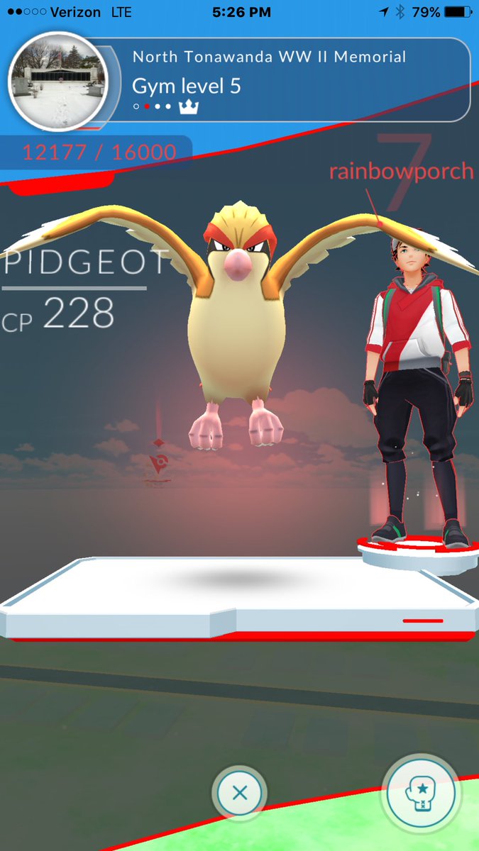 Anyone in #NT North Tonawanda on #TeamValor Team Valor go to the NT WWII Memorial Gym: There is an open deck
#Level5