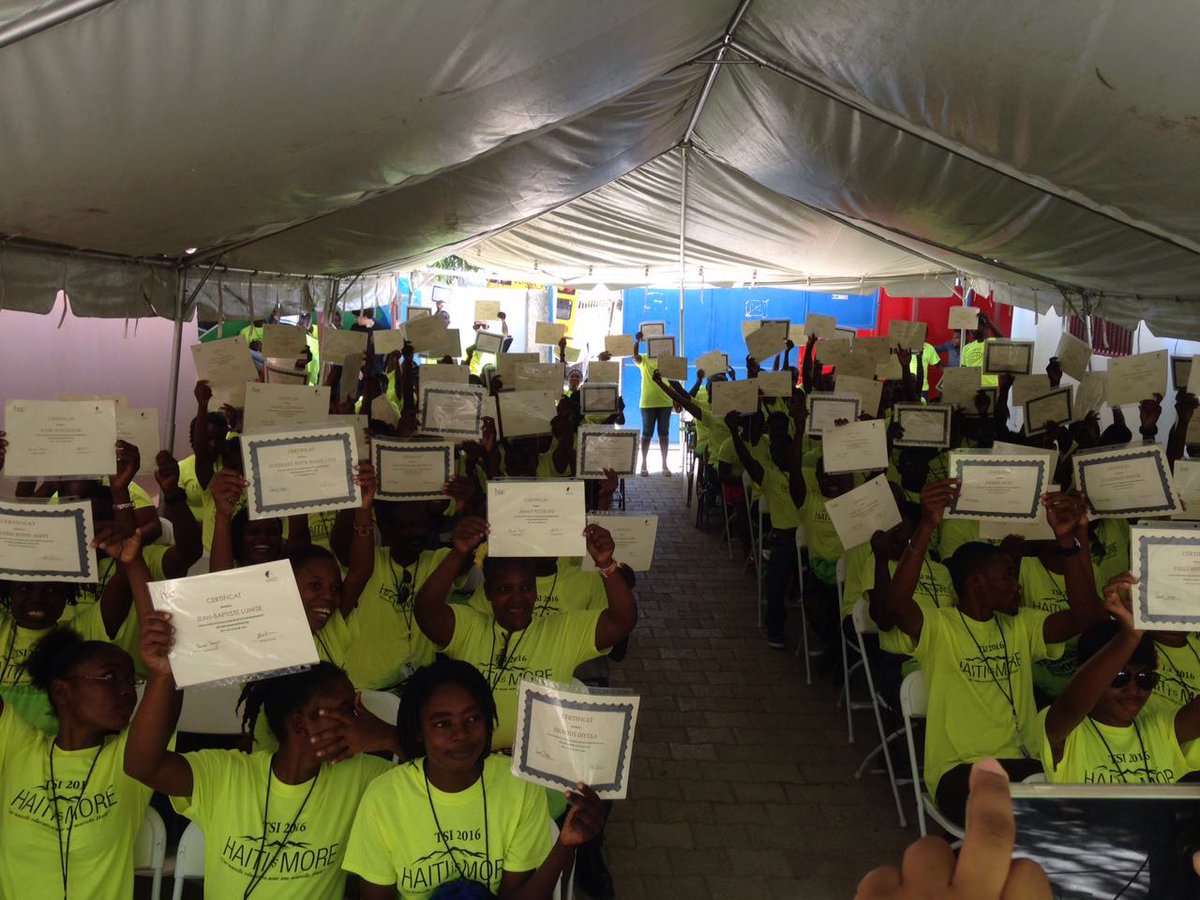 HAC_Haiti's tweet photo. Thank you to all of the teachers and volunteers who participated in our Teacher Summer Institute! #HACHaiti https://t.co/ehfJLQhZuz