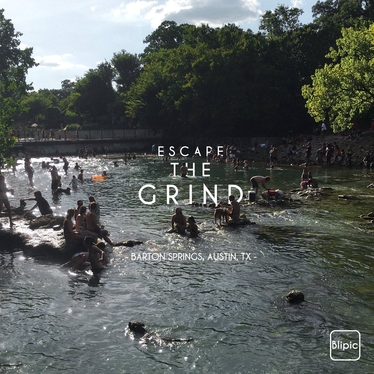 blipic_well's tweet photo. Escape the daily grind in Austin's favorite spring. #Blipic #adventuremapped #bartonsprings #austin #swim #relax https://t.co/G0xOYPsVHk