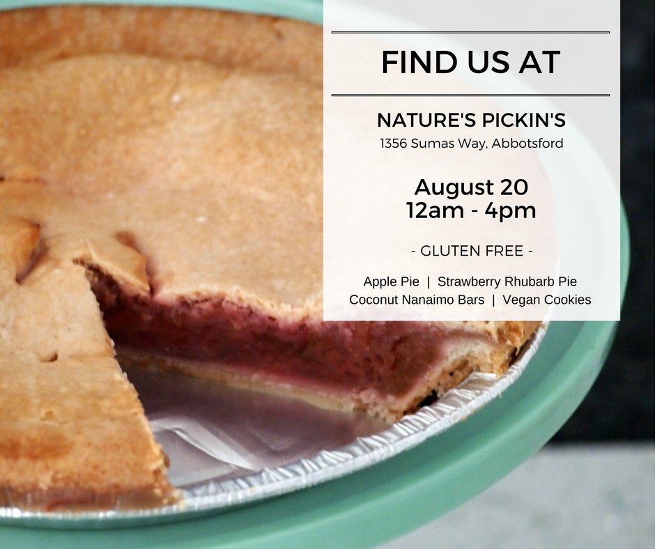WendelsTF's tweet photo. Summer is made for gluten free pies so come and taste at @NaturesPickins tomorrow! #local #glutenfree #summer https://t.co/LrJneyq3gC