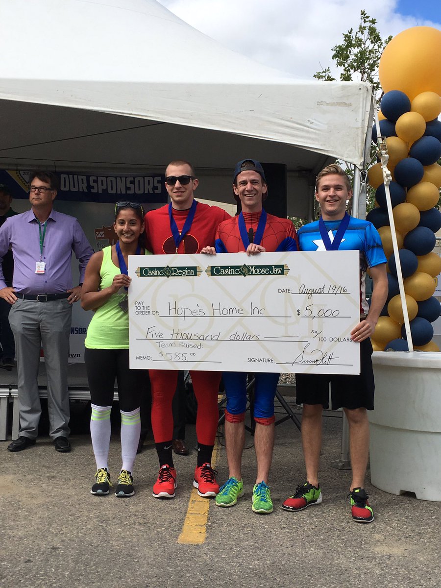 HillJDCWest's tweet photo. SECOND PLACE! We just won $5,000 for @HopesHomeRegina and an extra $500 for Best Spirit! #hotashill https://t.co/e9frhUq89H