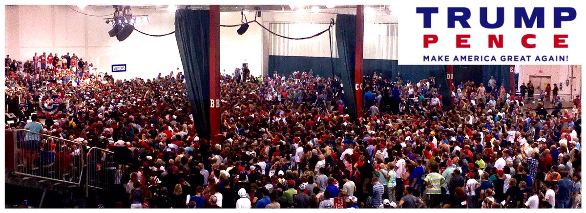 realDonaldTrump's tweet image. Thank you Michigan. This is a MOVEMENT. We are going to MAKE AMERICA SAFE AND GREAT AGAIN! #TrumpPence16